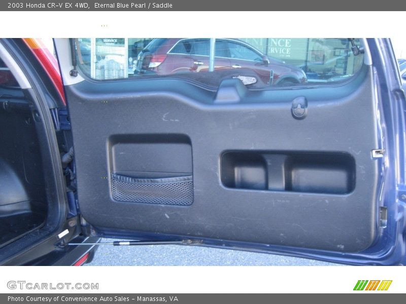 Eternal Blue Pearl / Saddle 2003 Honda CR-V EX 4WD
