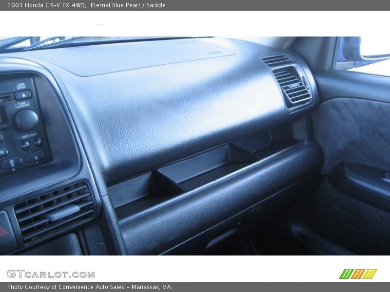 Eternal Blue Pearl / Saddle 2003 Honda CR-V EX 4WD
