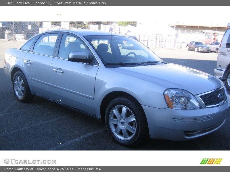 Silver Frost Metallic / Shale Grey 2005 Ford Five Hundred SE