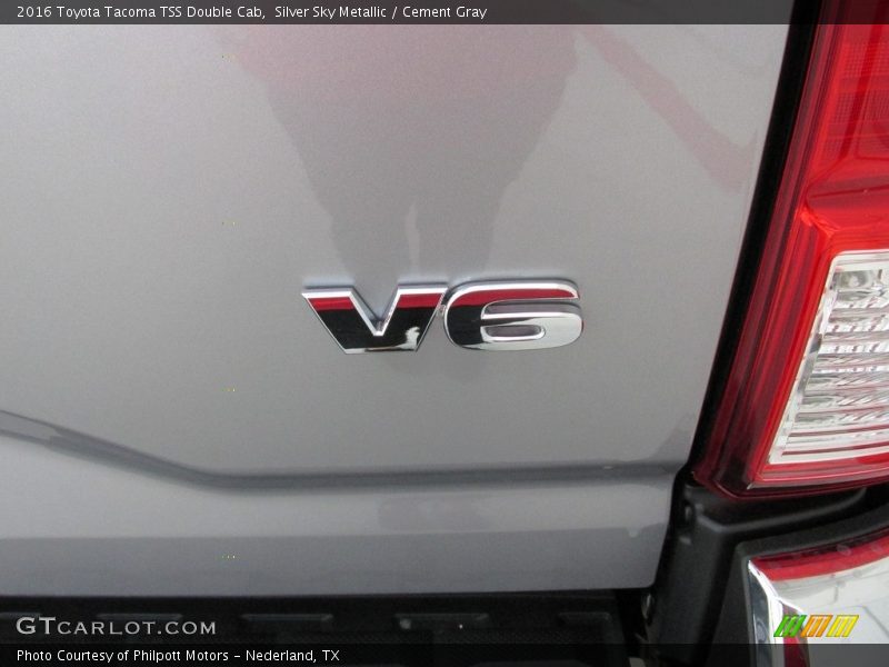 Silver Sky Metallic / Cement Gray 2016 Toyota Tacoma TSS Double Cab