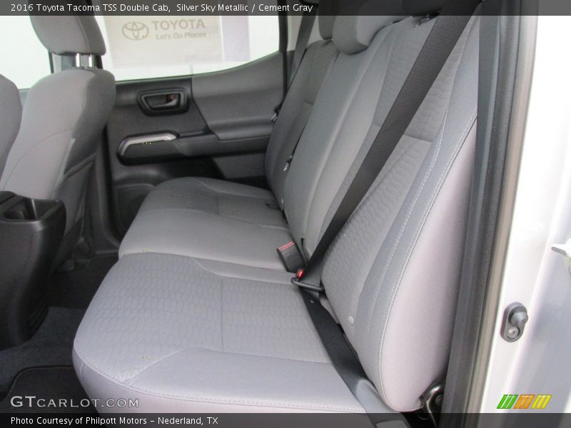 Silver Sky Metallic / Cement Gray 2016 Toyota Tacoma TSS Double Cab