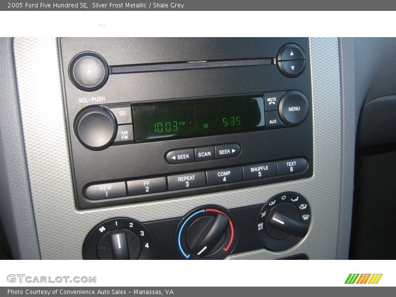 Silver Frost Metallic / Shale Grey 2005 Ford Five Hundred SE