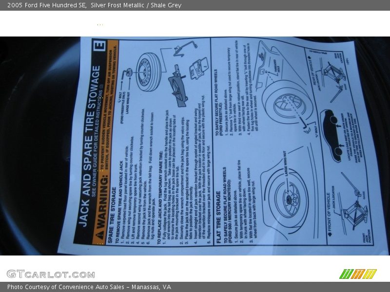 Silver Frost Metallic / Shale Grey 2005 Ford Five Hundred SE