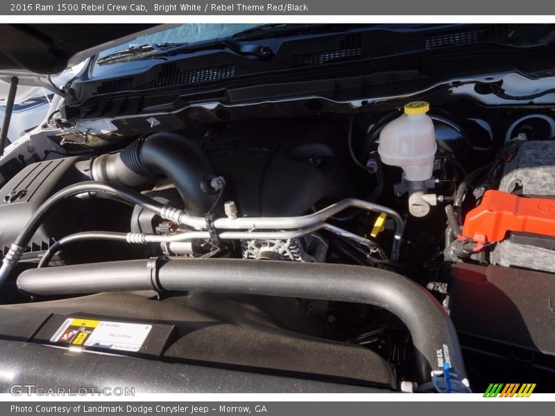 Bright White / Rebel Theme Red/Black 2016 Ram 1500 Rebel Crew Cab