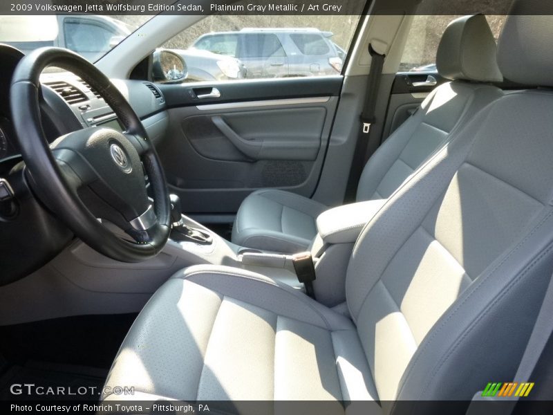 Platinum Gray Metallic / Art Grey 2009 Volkswagen Jetta Wolfsburg Edition Sedan