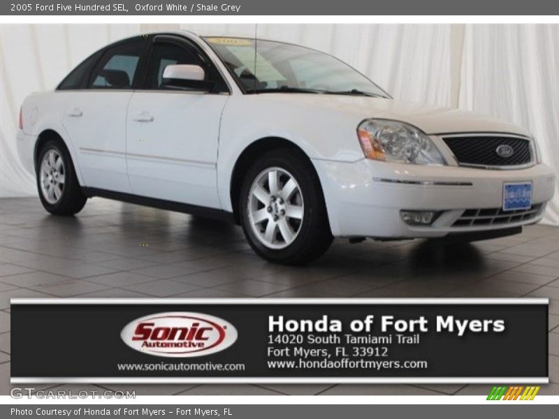 Oxford White / Shale Grey 2005 Ford Five Hundred SEL