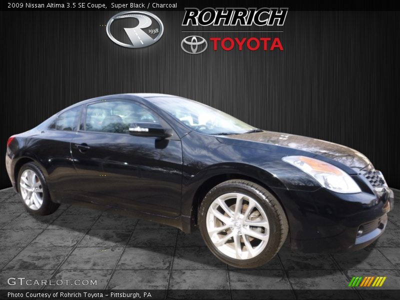 Super Black / Charcoal 2009 Nissan Altima 3.5 SE Coupe
