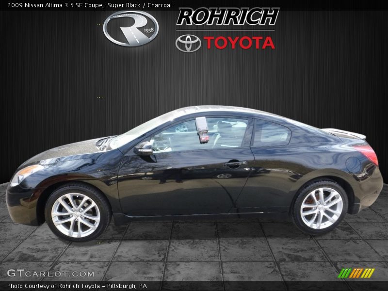 Super Black / Charcoal 2009 Nissan Altima 3.5 SE Coupe