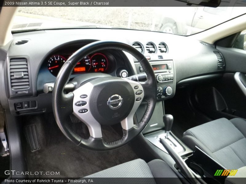 Super Black / Charcoal 2009 Nissan Altima 3.5 SE Coupe
