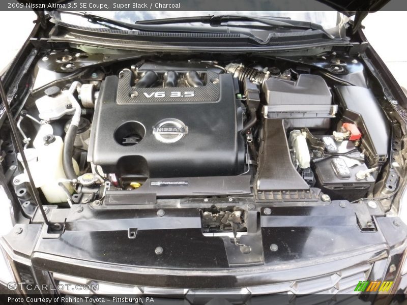 Super Black / Charcoal 2009 Nissan Altima 3.5 SE Coupe