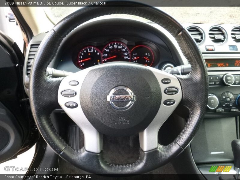 Super Black / Charcoal 2009 Nissan Altima 3.5 SE Coupe