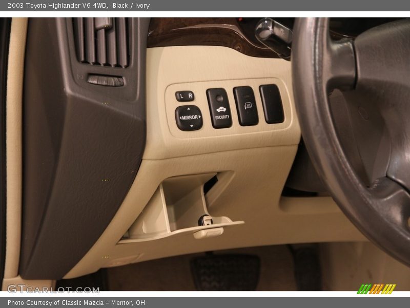 Black / Ivory 2003 Toyota Highlander V6 4WD