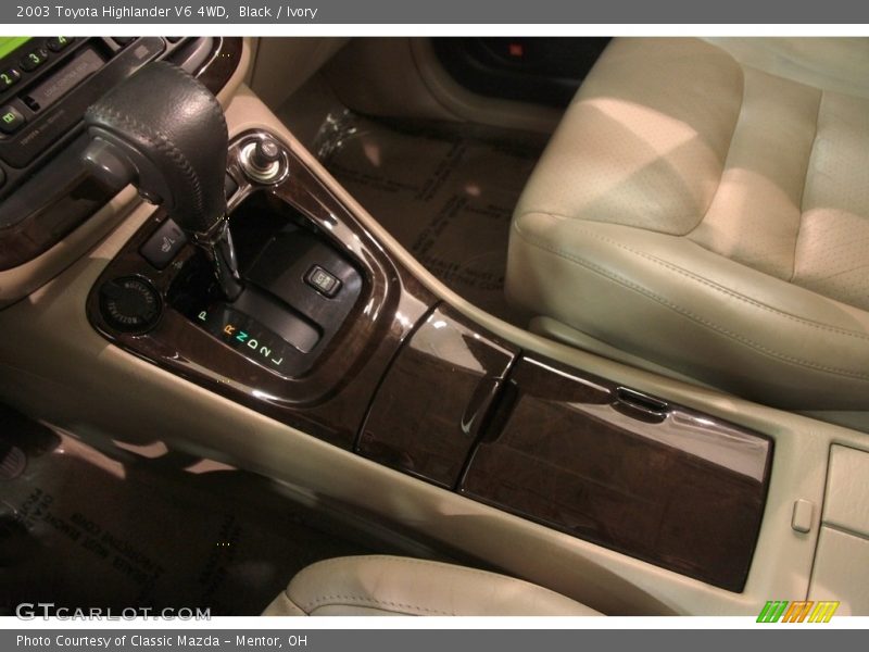 Black / Ivory 2003 Toyota Highlander V6 4WD