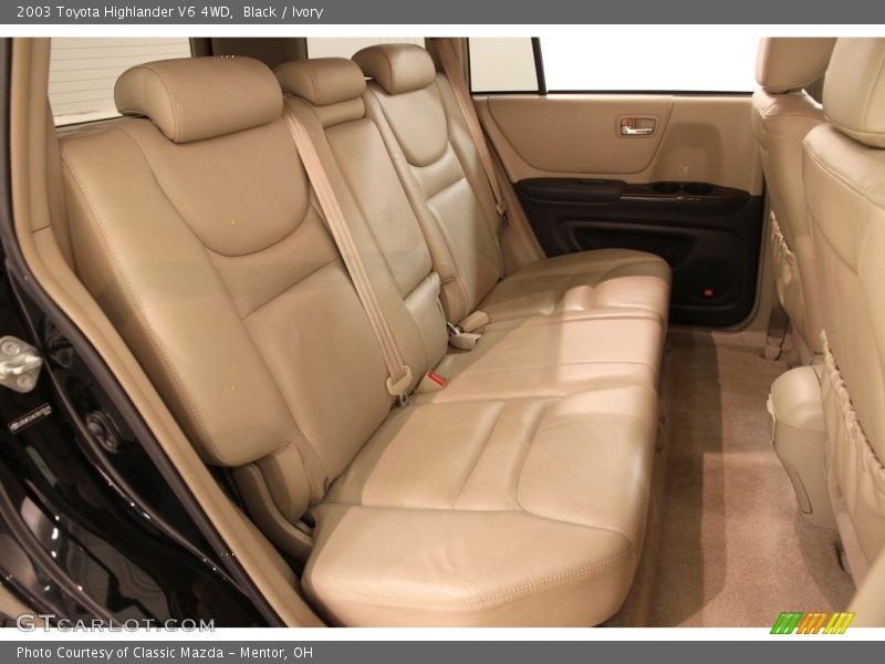 Black / Ivory 2003 Toyota Highlander V6 4WD