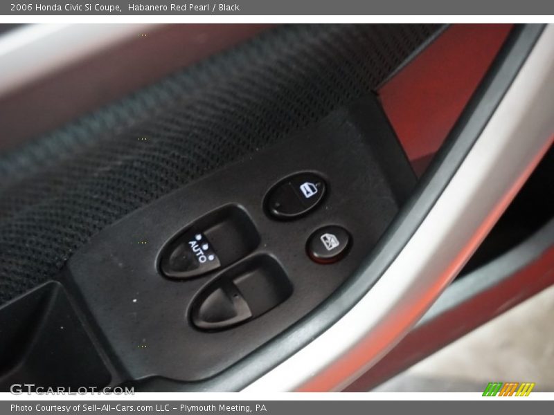 Habanero Red Pearl / Black 2006 Honda Civic Si Coupe