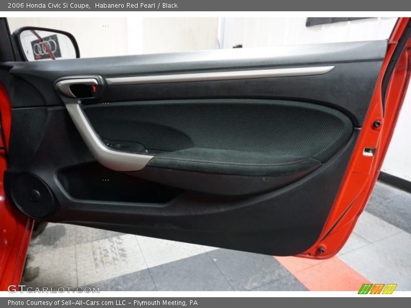 Habanero Red Pearl / Black 2006 Honda Civic Si Coupe