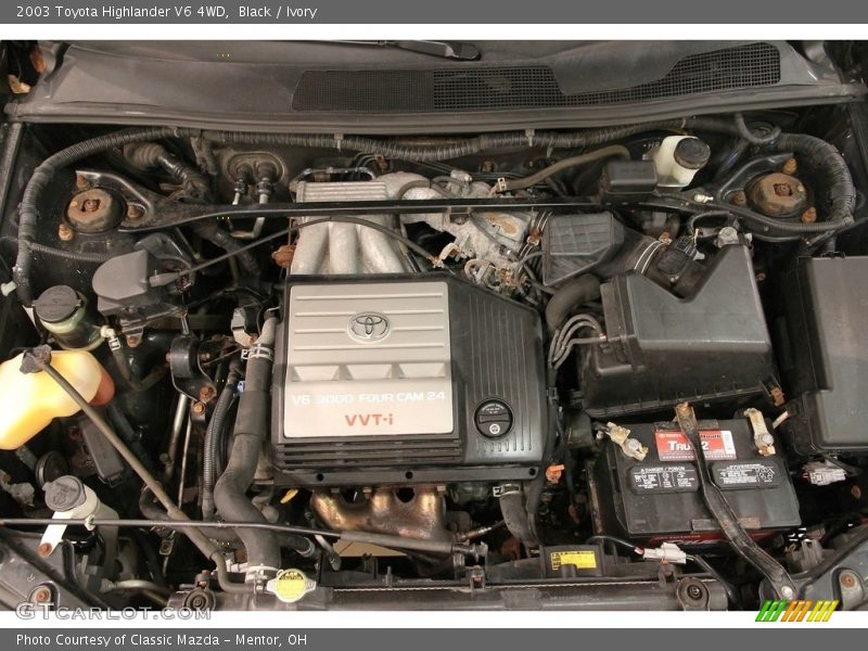 Black / Ivory 2003 Toyota Highlander V6 4WD