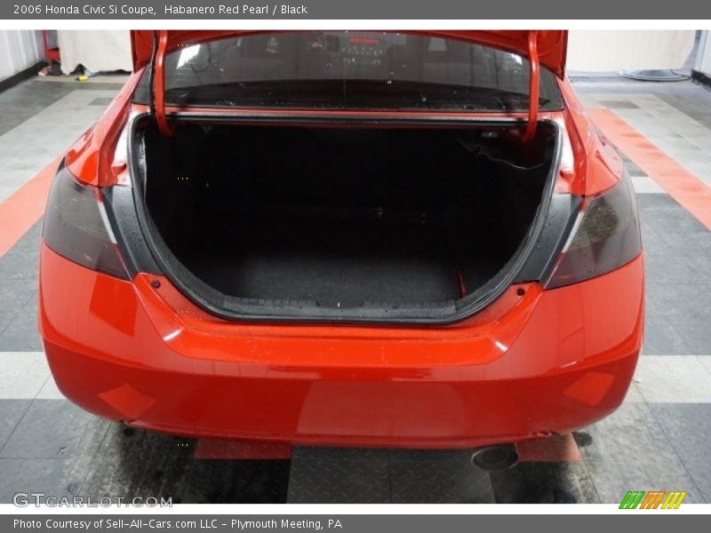 Habanero Red Pearl / Black 2006 Honda Civic Si Coupe