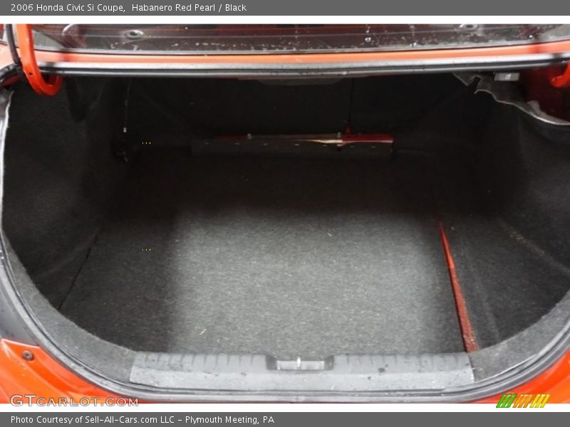 Habanero Red Pearl / Black 2006 Honda Civic Si Coupe