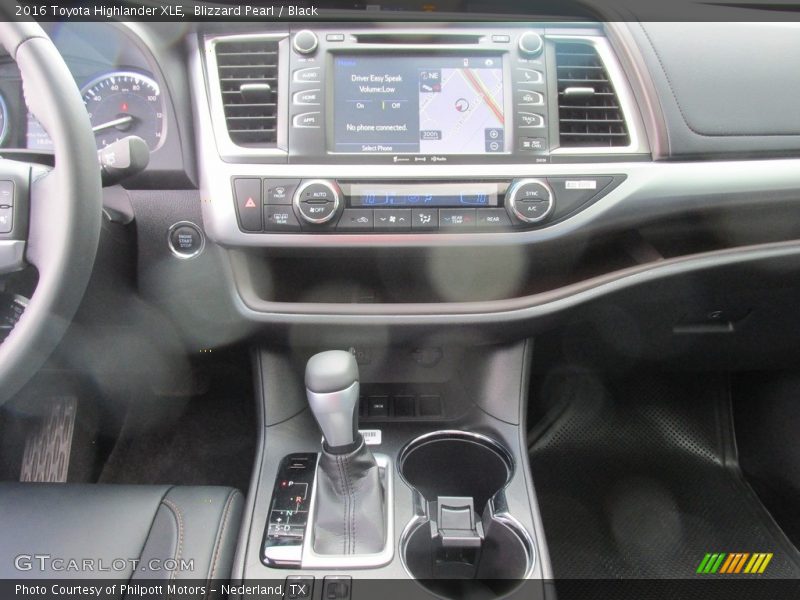 Blizzard Pearl / Black 2016 Toyota Highlander XLE