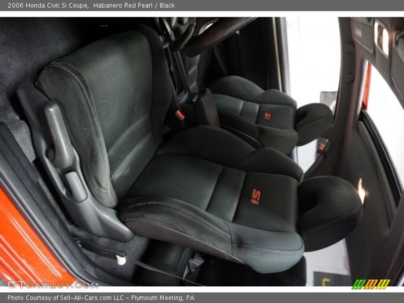 Habanero Red Pearl / Black 2006 Honda Civic Si Coupe