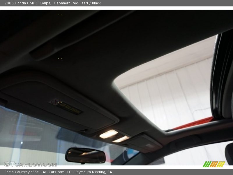 Habanero Red Pearl / Black 2006 Honda Civic Si Coupe