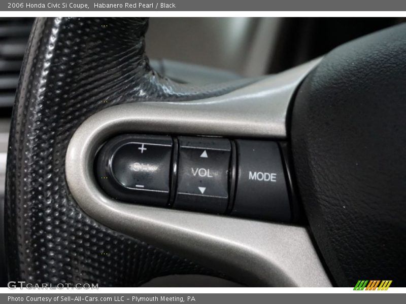 Habanero Red Pearl / Black 2006 Honda Civic Si Coupe