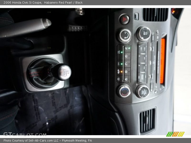Habanero Red Pearl / Black 2006 Honda Civic Si Coupe