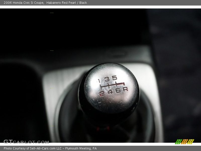Habanero Red Pearl / Black 2006 Honda Civic Si Coupe