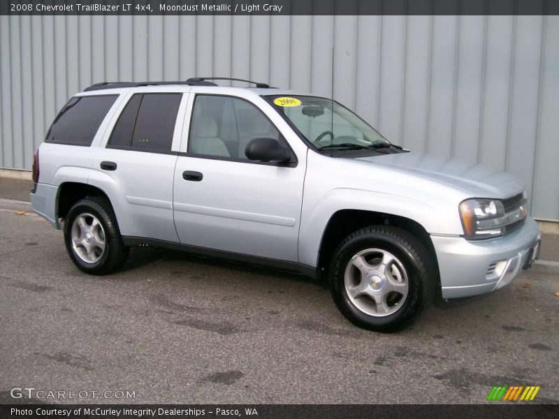Moondust Metallic / Light Gray 2008 Chevrolet TrailBlazer LT 4x4