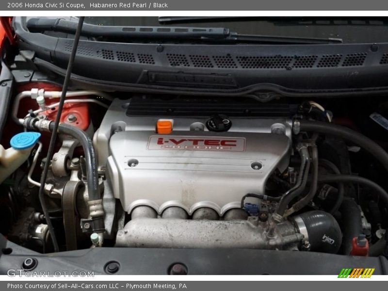 Habanero Red Pearl / Black 2006 Honda Civic Si Coupe