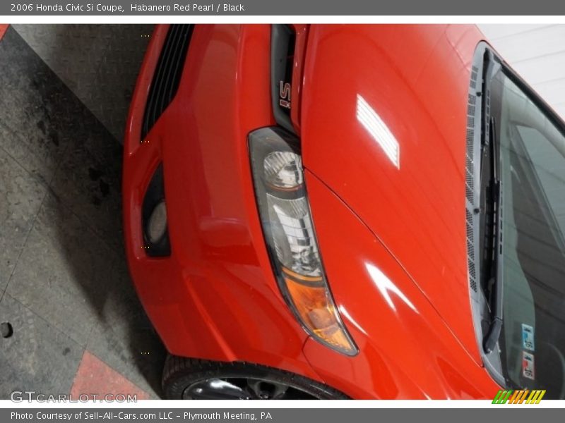 Habanero Red Pearl / Black 2006 Honda Civic Si Coupe