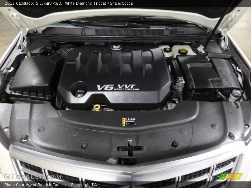 White Diamond Tricoat / Shale/Cocoa 2013 Cadillac XTS Luxury AWD