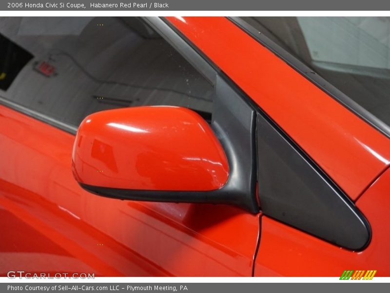 Habanero Red Pearl / Black 2006 Honda Civic Si Coupe