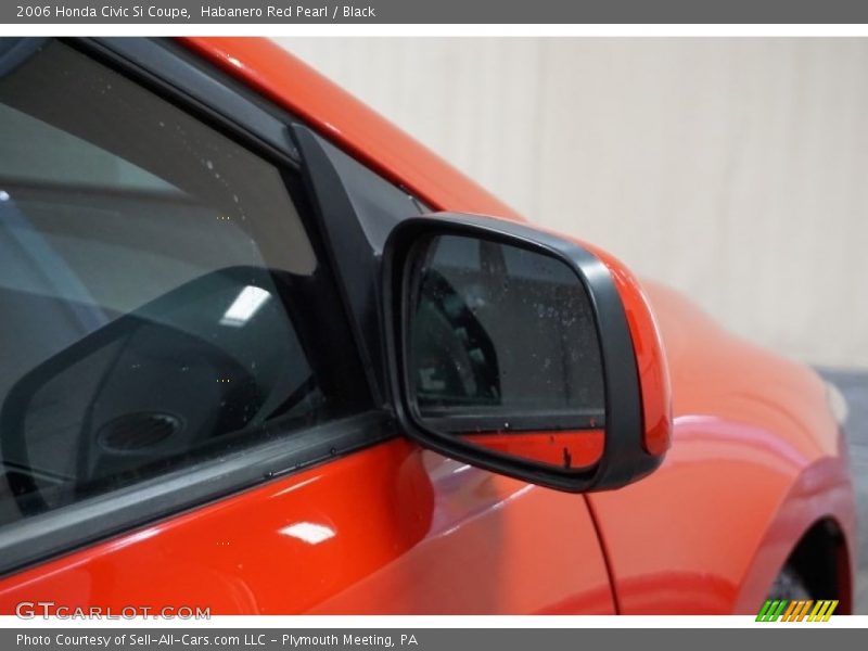 Habanero Red Pearl / Black 2006 Honda Civic Si Coupe