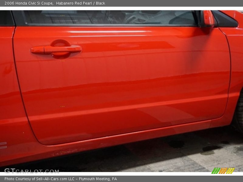 Habanero Red Pearl / Black 2006 Honda Civic Si Coupe