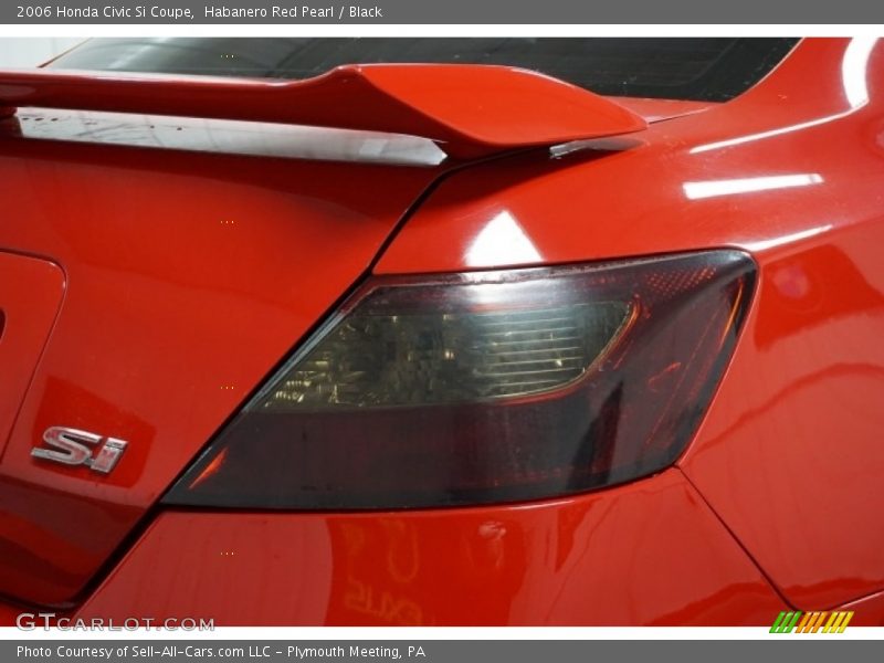 Habanero Red Pearl / Black 2006 Honda Civic Si Coupe