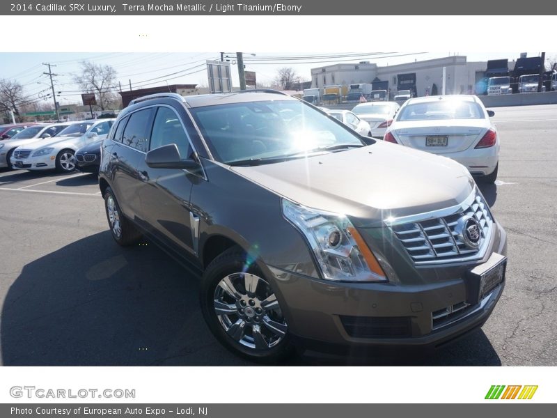 Terra Mocha Metallic / Light Titanium/Ebony 2014 Cadillac SRX Luxury