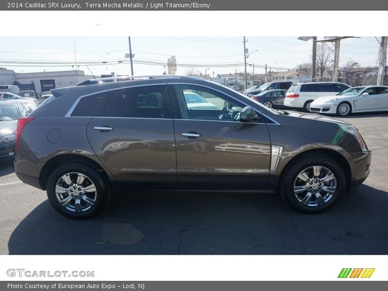 Terra Mocha Metallic / Light Titanium/Ebony 2014 Cadillac SRX Luxury