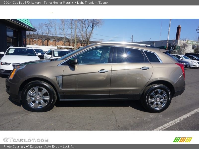 Terra Mocha Metallic / Light Titanium/Ebony 2014 Cadillac SRX Luxury