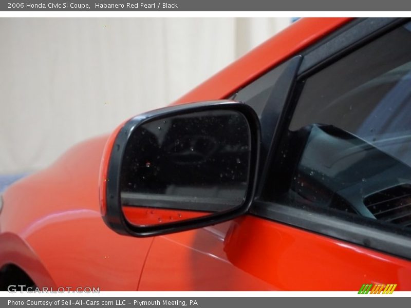 Habanero Red Pearl / Black 2006 Honda Civic Si Coupe