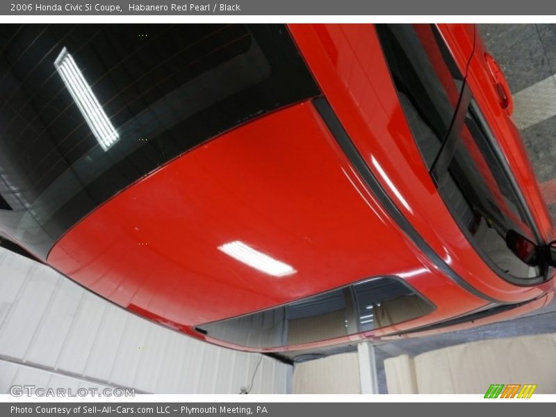 Habanero Red Pearl / Black 2006 Honda Civic Si Coupe