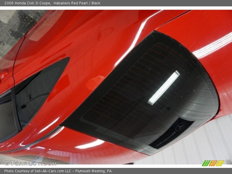 Habanero Red Pearl / Black 2006 Honda Civic Si Coupe