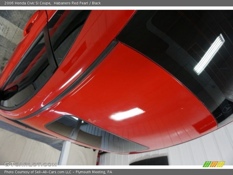 Habanero Red Pearl / Black 2006 Honda Civic Si Coupe