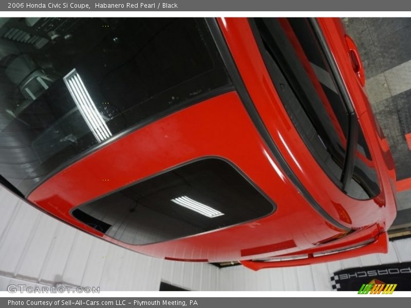 Habanero Red Pearl / Black 2006 Honda Civic Si Coupe