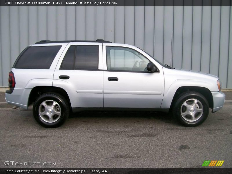 Moondust Metallic / Light Gray 2008 Chevrolet TrailBlazer LT 4x4