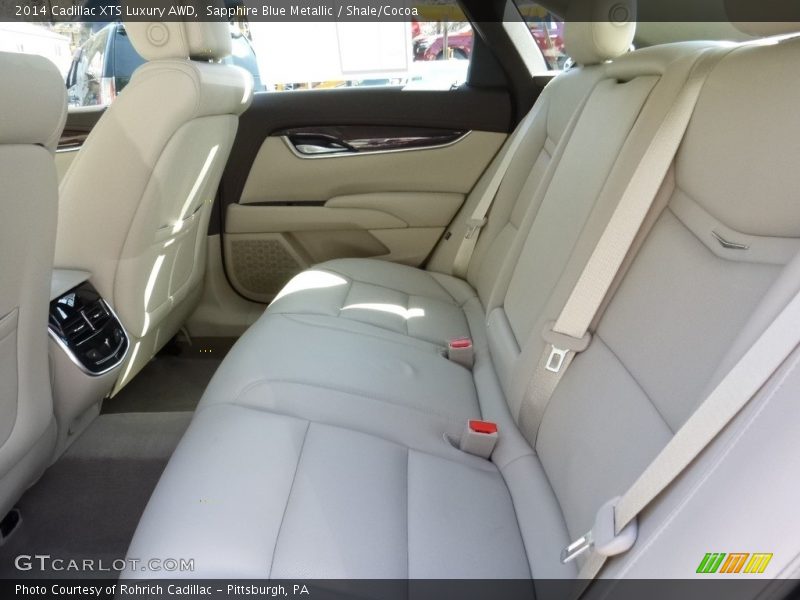 Sapphire Blue Metallic / Shale/Cocoa 2014 Cadillac XTS Luxury AWD