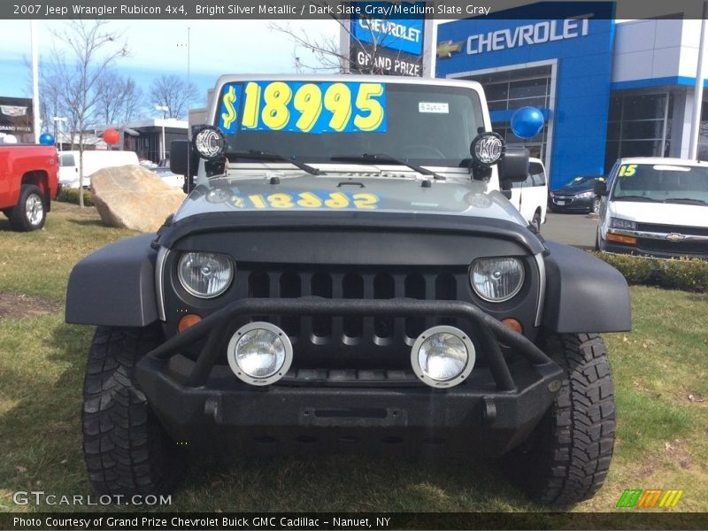 Bright Silver Metallic / Dark Slate Gray/Medium Slate Gray 2007 Jeep Wrangler Rubicon 4x4