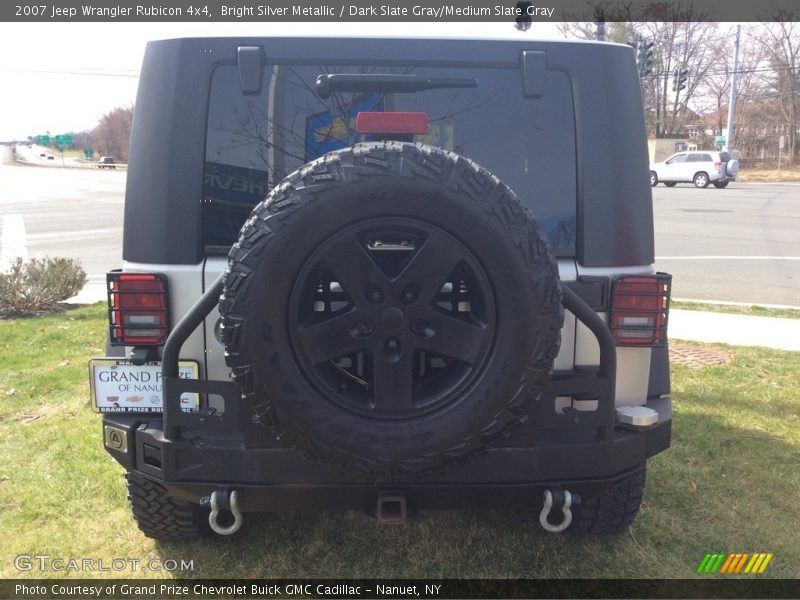Bright Silver Metallic / Dark Slate Gray/Medium Slate Gray 2007 Jeep Wrangler Rubicon 4x4