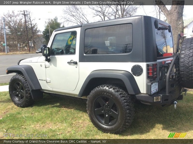 Bright Silver Metallic / Dark Slate Gray/Medium Slate Gray 2007 Jeep Wrangler Rubicon 4x4